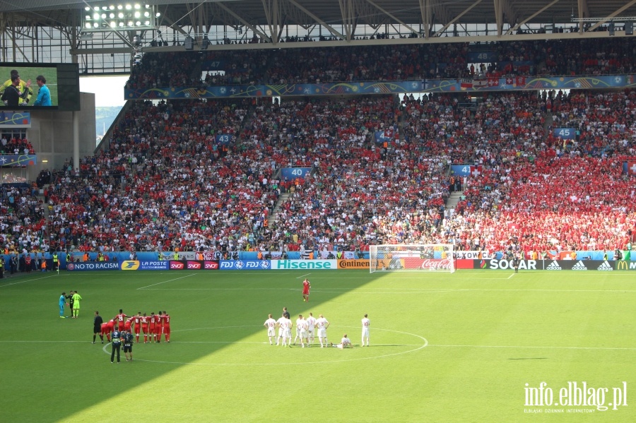 Fotoreporta z meczu Polska - Szwajcaria w Saint Etienne na EURO 2016, fot. 39