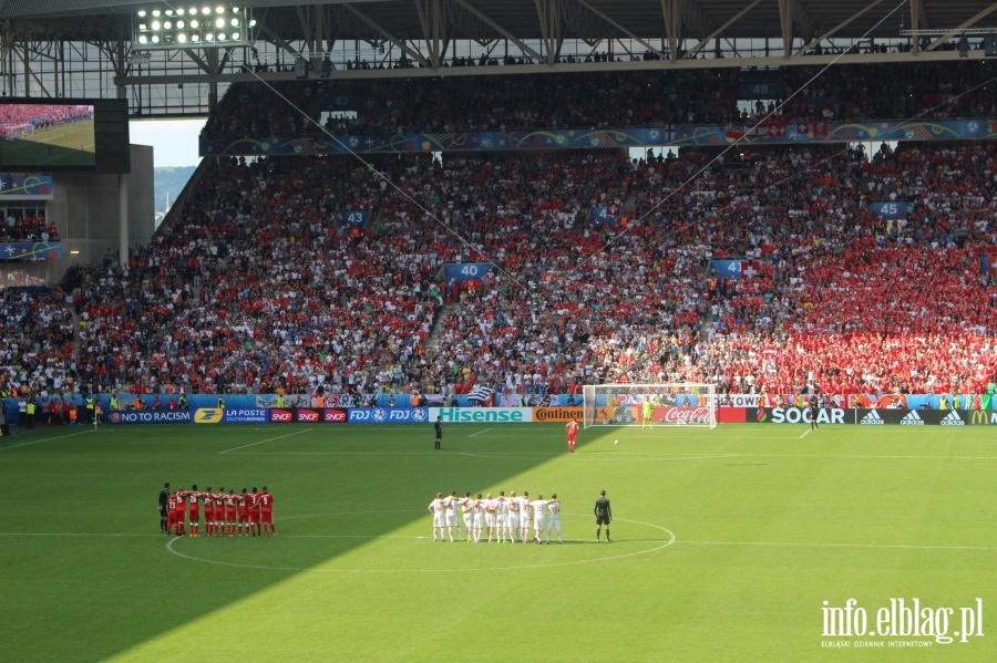 Fotoreporta z meczu Polska - Szwajcaria w Saint Etienne na EURO 2016, fot. 40