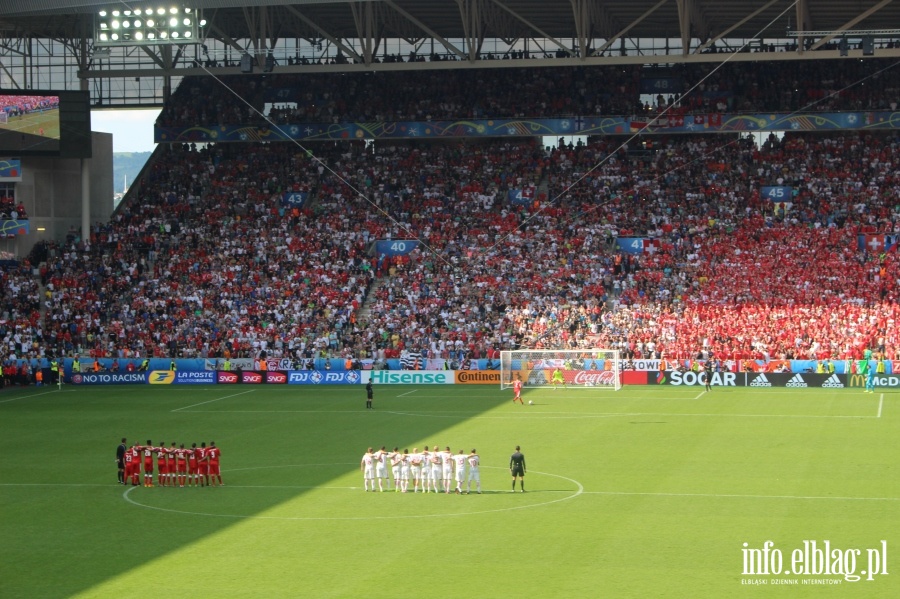 Fotoreporta z meczu Polska - Szwajcaria w Saint Etienne na EURO 2016, fot. 41