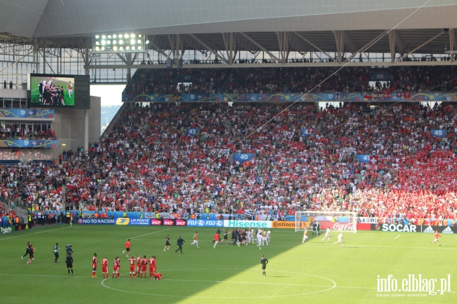 Fotoreporta z meczu Polska - Szwajcaria w Saint Etienne na EURO 2016, fot. 42