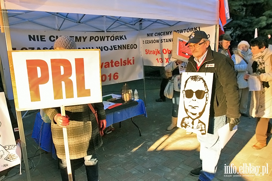 Elblanie protestowali przeciwko rzdom PiS, fot. 7