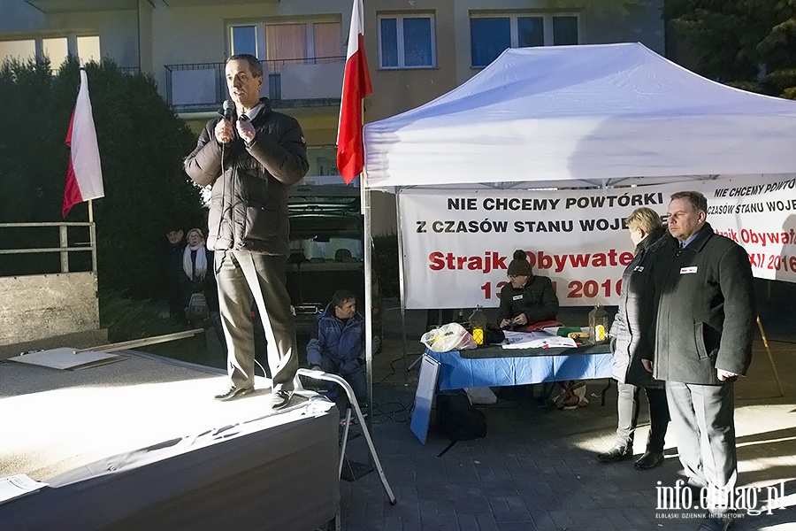 Elblanie protestowali przeciwko rzdom PiS, fot. 21