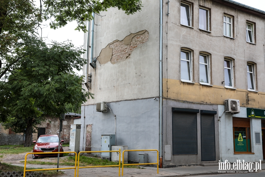 Zaniedbane ulice Elblga: Orla, Nowodworska, fot. 1