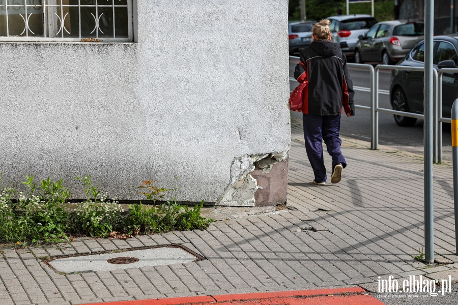 Zaniedbane ulice Elblga: Jaminowa, Lubraniecka, Poprzeczna, fot. 1