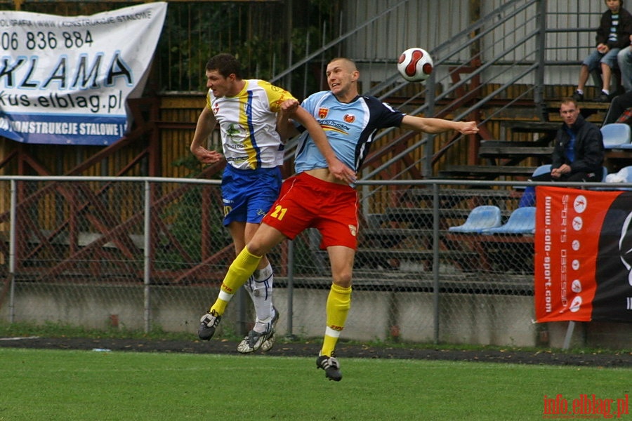 Mecz 6 kolejki II ligi: Olimpia Elblg - Znicz Pruszkw 0-0, fot. 4