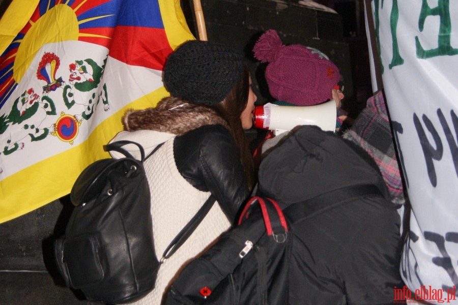 Manifestacja w Warszawie w obronie Tybetu, fot. 9