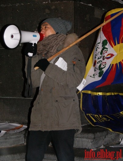 Manifestacja w Warszawie w obronie Tybetu, fot. 11