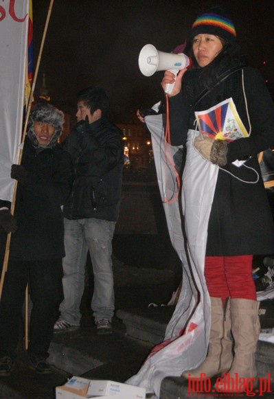 Manifestacja w Warszawie w obronie Tybetu, fot. 12