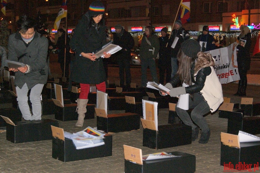 Manifestacja w Warszawie w obronie Tybetu, fot. 27
