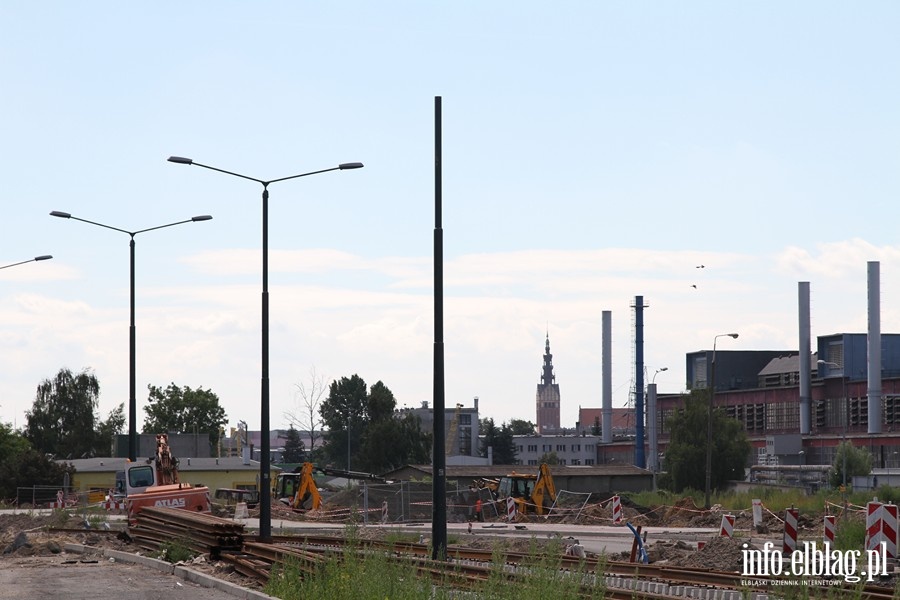 Ul. Browarna w przebudowie - sierpie 2013, fot. 32