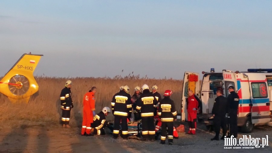 Wypadek motolotni w Ktach Rybackich, fot. 10