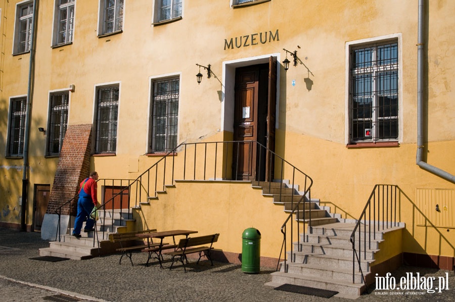 Remont w Muzeum Archeologiczno-Historycznym w Elblgu - kwiecie 2014r., fot. 43