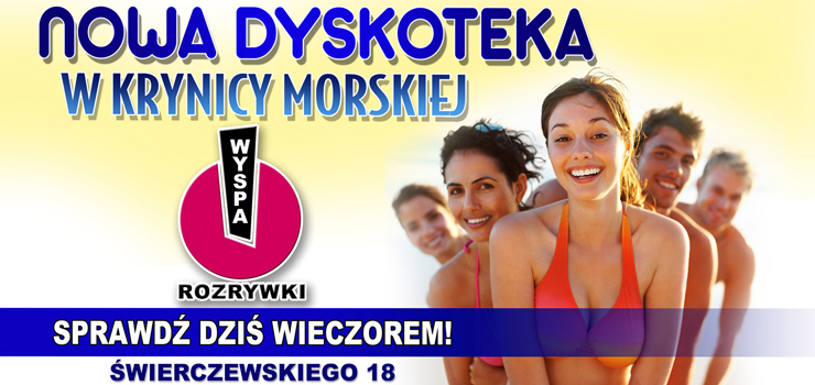 Nowa dyskoteka w Krynicy Morskiej