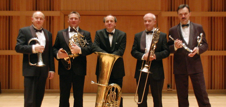 Koncert Amber Brass Quintet w elblskiej Baantarni