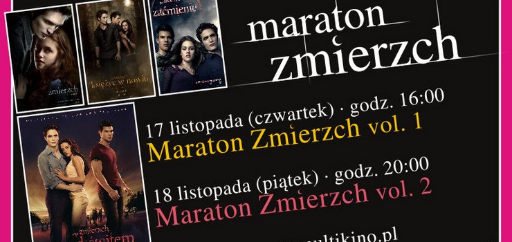 Maratony kultowej Sagi Zmierzch - wygraj wejciwk