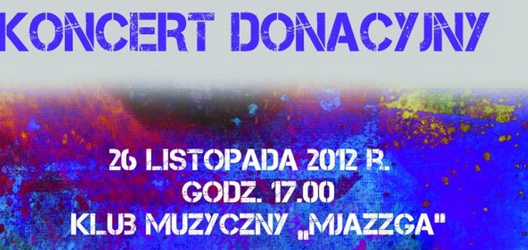 Koncert Donacyjny w klubie Mjazzga