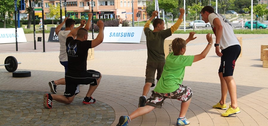 Trenerzy wyciskali siódme poty z elblążan w czasie imprezy Reebok Fitness Heroes - zobacz zdjęcia