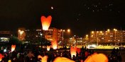 Elblanie puszczali lampiony, jako symbol poparcia akcji Szlachetna Paczka