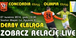 W niedziel pikarskie derby w II lidze. Concordia Elblg - Olimpia Elblg LIVE. Zobacz jak byo dotychczas? 