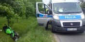 Wypadek dwch pojazdw w Krasnym Lesie. Potrconego 15-latka zabrano do szpitala