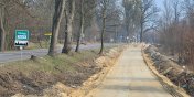 Po zimie ruszya budowa cieki rowerowej z Bielan do Zajazdu. Ma by gotowa przed czasem