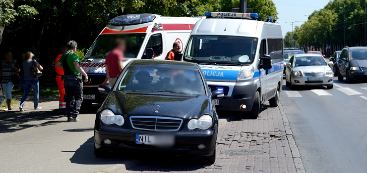 Grunwaldzka: kolejne potrcenie na przejciu przy wjedzie do Elzamu. Moda kobieta w szpitalu