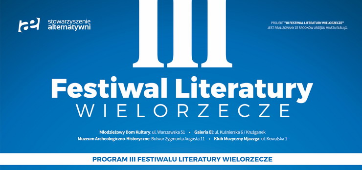 Festiwal Literatury Wielorzecze. To bdzie najwiksze wydarzenie literackie w Elblgu