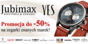 Promocja do – 50% na zegarki w Salonach Jubimax i YES