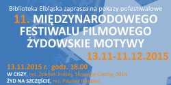 Projekcja filmw z 11. MFF ydowskie Motywy