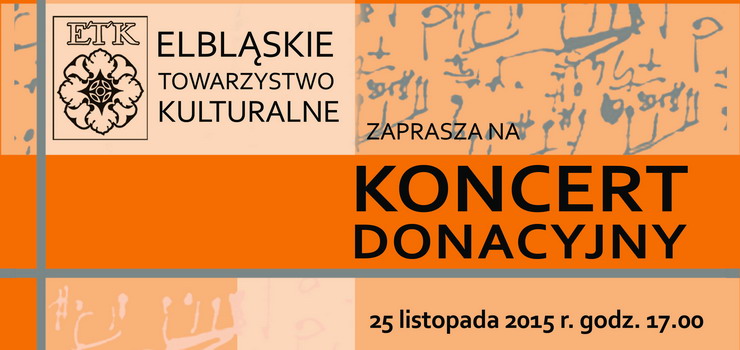 Koncert Donacyjny ETK i stypendia artystyczne