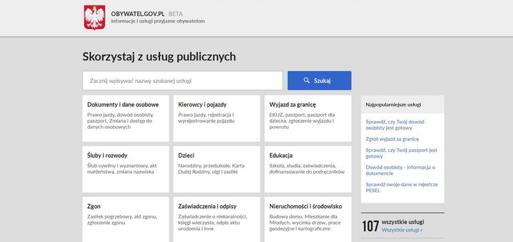 Wejd na obywatel.gov.pl i dowiedz si jak wyrobi dowd, paszport...
