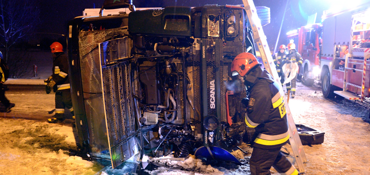 Kara dla kierowcy przewrconej ciarwki. Przez 5 lat nie bdzie mg prowadzi