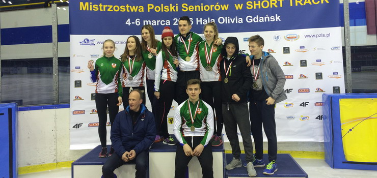 Sztafety KS Orze Elblg Mistrzem i Wicemistrzem Polski Seniorw w Short - Tracku