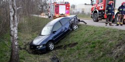 Wypadek na Radomskiej. Dwie osoby, w tym dziecko, przewiezione do szpitala