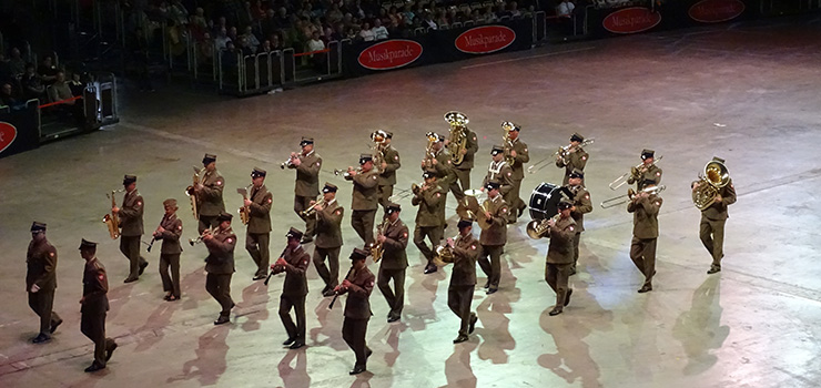 Orkiestra Wojskowa z Elblga uczestniczya w Festiwalu Musikparade w Niemczech