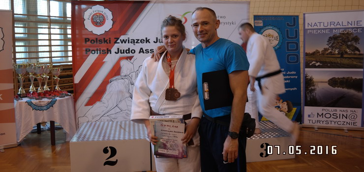 Brzowy medal Katarzyny Wanatowskiej na Modzieowych Mistrzostwach Polski w judo