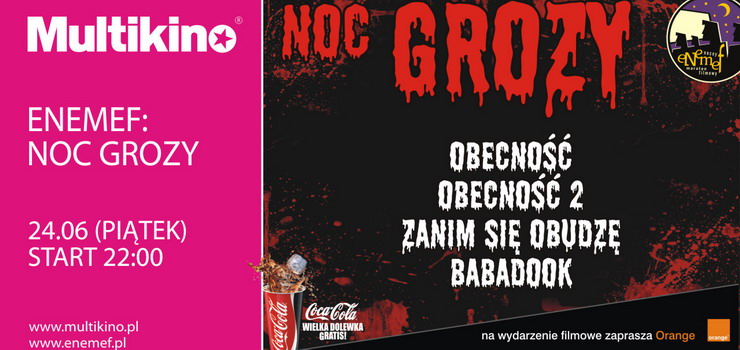 Ju w pitek ENEMEF: Noc Grozy z „Obecnoci 2” w Multikinie