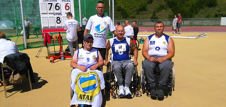 IKS Atak z 3 medalami Mistrzostw Polski Osb Niepenosprawnych w Lekkiej Atletyce