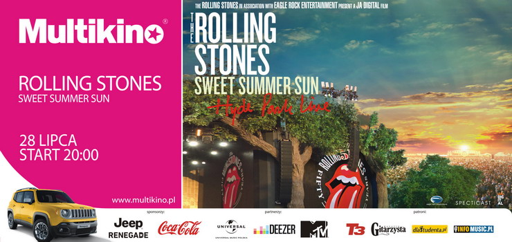 The Rolling Stones “Sweet Summer Sun – Hyde Park Live” 28 lipca na Wielkim Ekranie Multikina! 