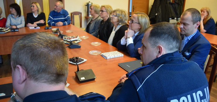 Policjanci z Gronowa Elblskiego podsumowali ubiegy rok