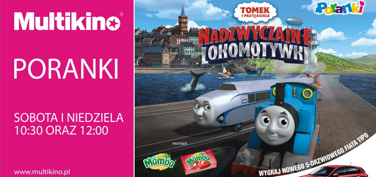 „Tomek i przyjaciele: Nadzwyczajne lokomotywki” - zupenie nowe przygody najsynniejszej ciuchci wiata ju w Multikinie