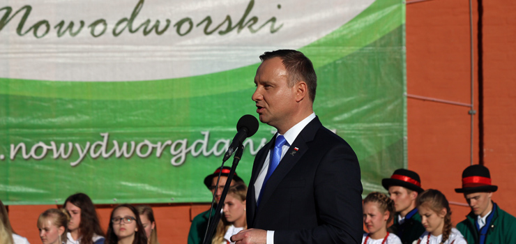 Prezydent Andrzej Duda odwiedzi Sztutowo i Nowy Dwr Gdaski - nasz fotoreporta