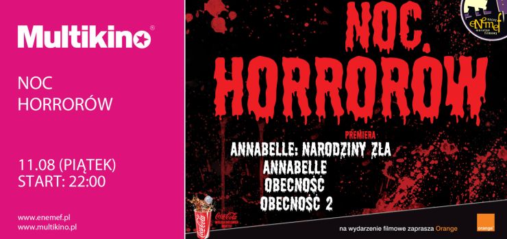 ENEMEF: Noc Horrorw z premier "Annabelle: Narodziny za" - wygraj bilety
