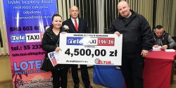 Tele Taxi rozdao wrd swoich klientw nagrody za 10 tys. z! Kolejne losowanie za miesic!