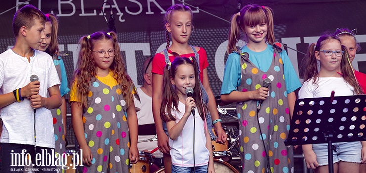 Muzyczne zakończenie Święta Chleba. Scena należała do elblążan