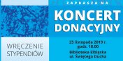  Elblskie Towarzystwo Kulturalne zaprasza na Koncert Donacyjny