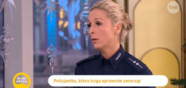 Policjantka z Elblga w Dzie Dobry TVN. ciga oprawcw zwierzt, koledzy mwi o niej Psi Detektyw