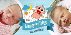 Witamy w Elblgu: Juli, Antoniego, Franka i Szymona