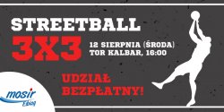 Streetball na Kalbarze.Turniej koszykwki 3x3 dla dzieci i modziey