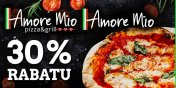 Caa karta Amore Mio i Amore Mio Pizza&Grill z dostaw do domu i 30 proc. rabatem!